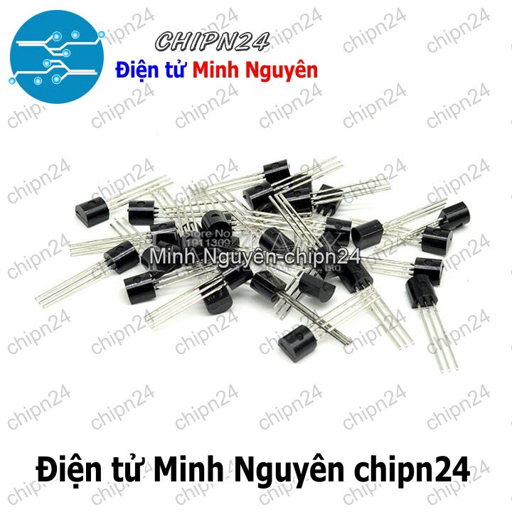[10 con] (KT1) Transistor A564 TO-92 PNP 0.1A 25V (2SA564 564) - HH003936