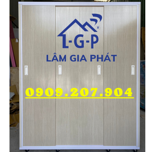 Tủ nhựa ĐL cửa lùa 3 cánh lớn giá xưởng