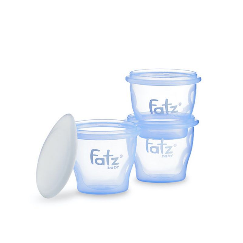 (Thái Lan) cốc trữ thức ăn dặm (Bộ 3 cốc) 85 ML Fatzbaby FB0010N