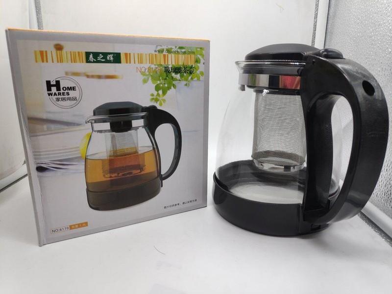 Bình pha trà, cà phê thủy tinh có lưới lọc inox cao cấp