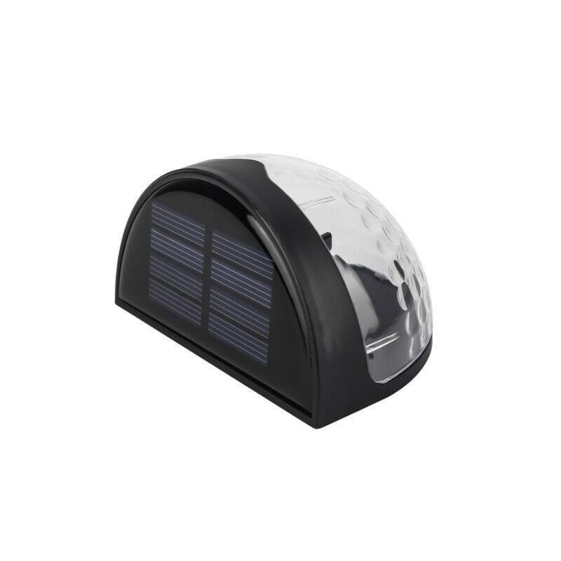 Vimite LED đèn cắm sân vườn năng mặt trời đèn ốp tường ngoài trời đèn sân vườn năng lượng Solar Garden Light Outdoor Waterproof Automatic Sensor Fence Light Semicircle Energy Saving Solar Wall Lamp for House Patio Yard