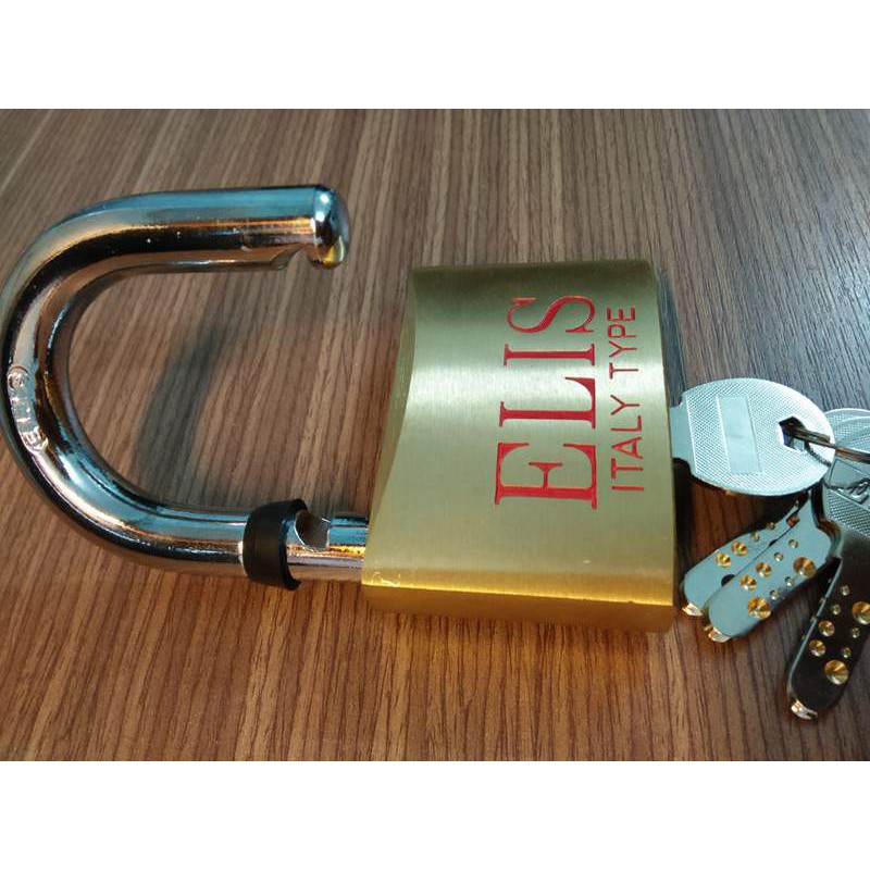 [HCM]Ổ Khóa Cửa Elis 6 Phân 60mm Khóa Lớn Đồng Thau Chìa Lỗ Siêu An Toàn Nhập Khẩu Chính Hãng