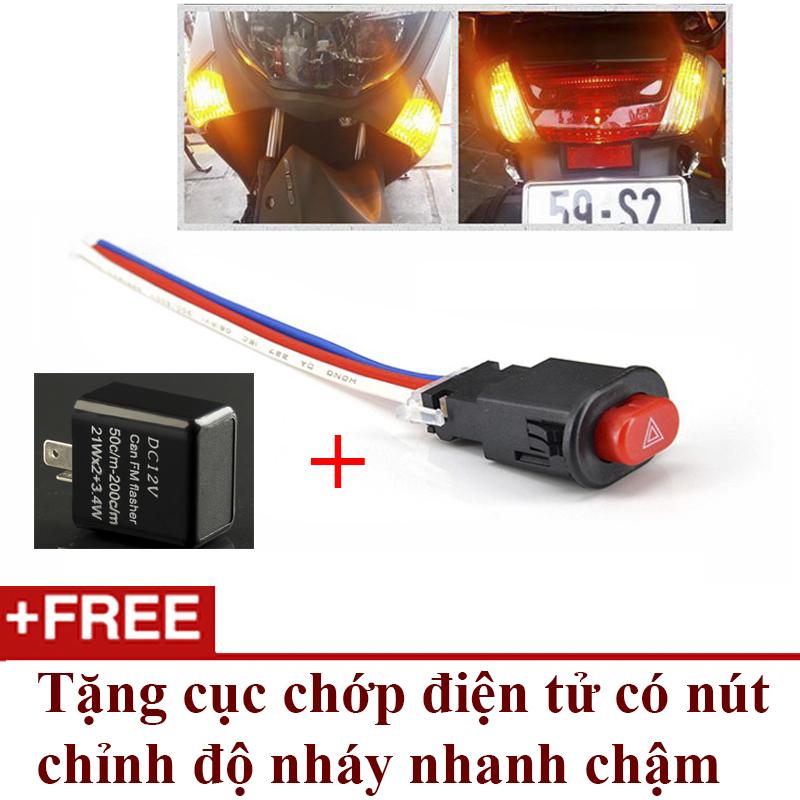Công tắc nháy 4 bóng xi nhan, Tặng Cục Chớp Điện Tử
