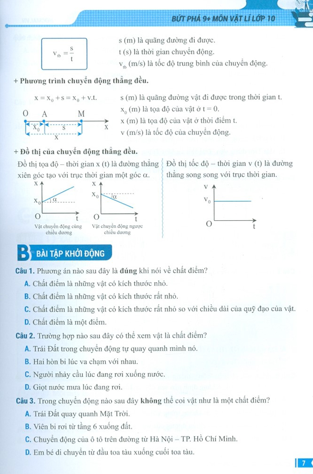 Bứt Phá 9+ Môn Vật Lí Lớp 10