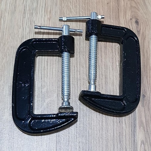 Bộ 2 Cảo Chữ G Màu Đen 3" 14x9cm Độ Sâu 55cm Bộ Dụng Cụ Giúp Giữ Chặt Và Xử Lý Tốt Tăng Hiệu Quả Công Việc