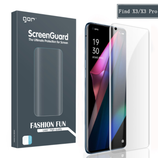 Bộ 2 miếng dán dẻo Gor cho Oppo Find X3 , X3 Pro (2 Miếng Mặt Trước)