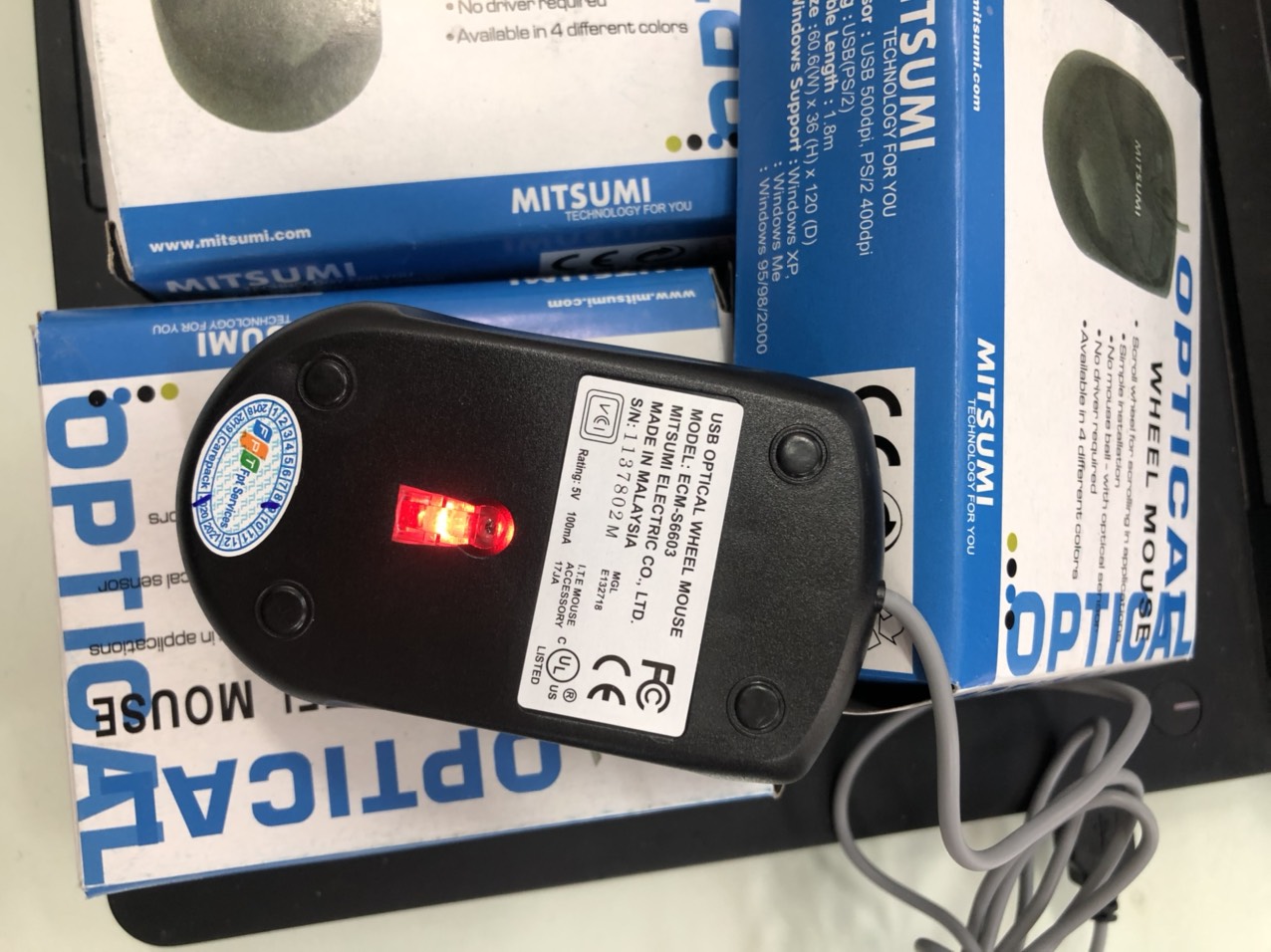 Chuột MITSUMI 6603 -Cổng Kết Nối USB- Full box