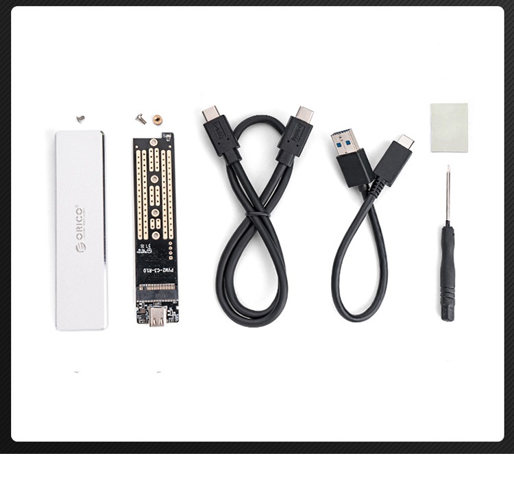 Box cho SSD M2 NVME Orico PVM2-C3 vỏ nhôm