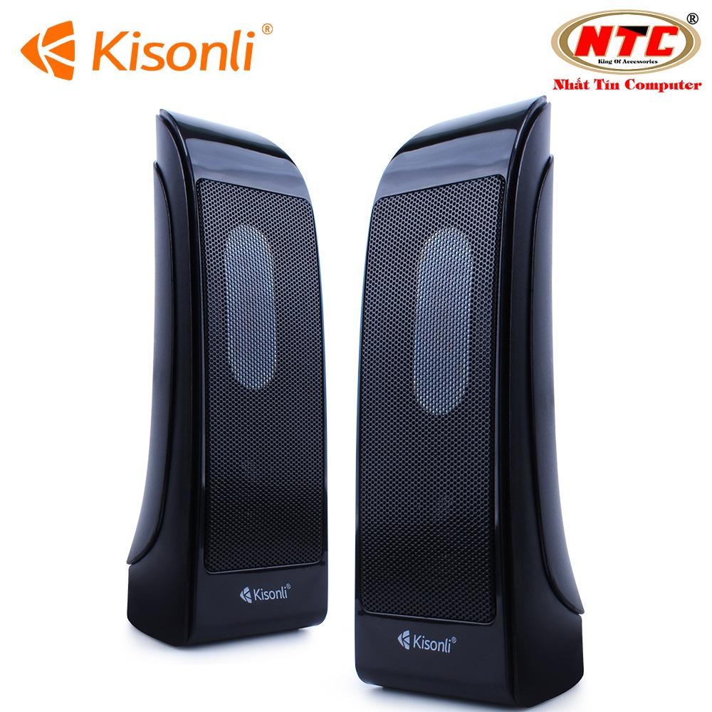 Loa máy tính 2.0 Kisonli S-111 - Bảo Hành 12 Tháng (Màu ngẫu nhiên) - Hãng phân phối chính thức - Nhất Tín Computer