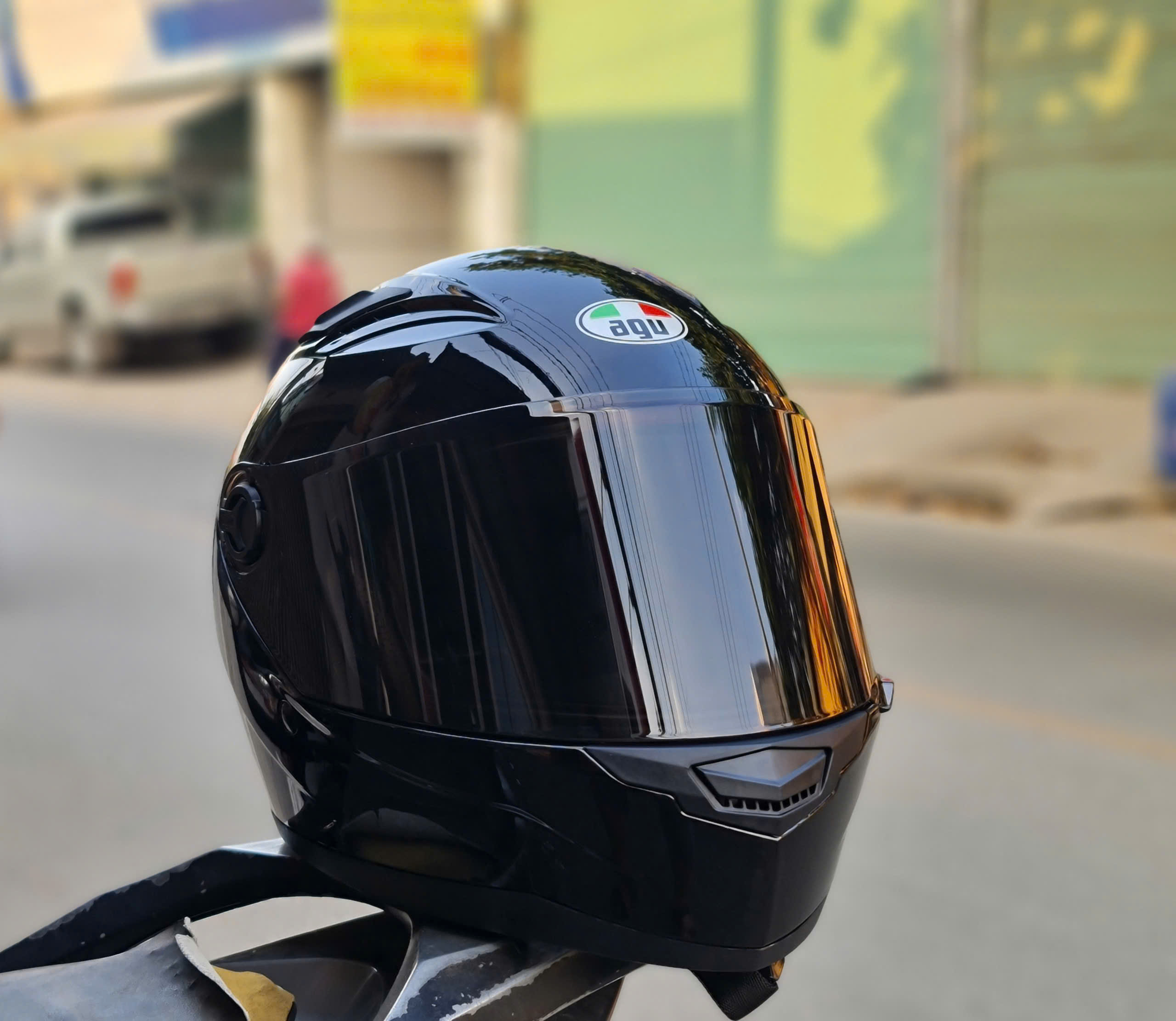 Nón bảo hiểm fullface AGU tem dragonboy tặng kèm túi rút hàng chính hãng BẢO HÀNH 12 THÁNG