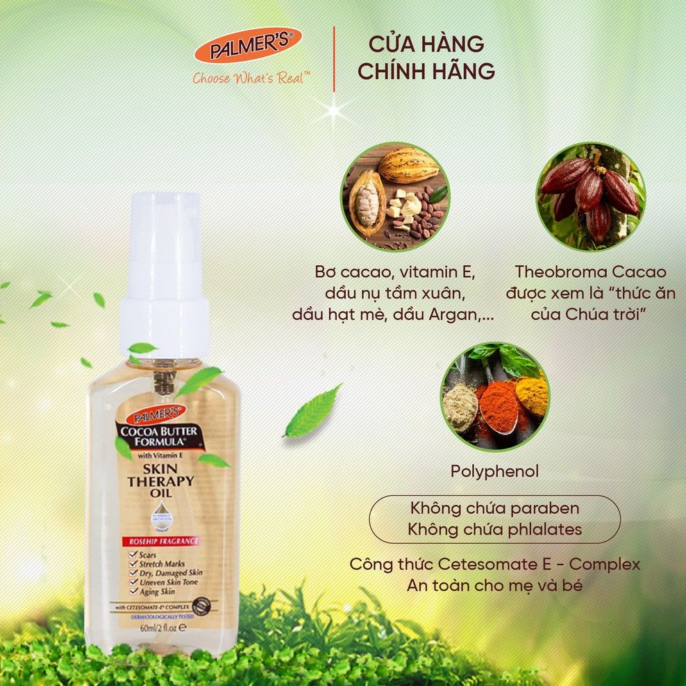 [Mini Size] Dầu trị liệu dưỡng da toàn thân Palmer's 60ml
