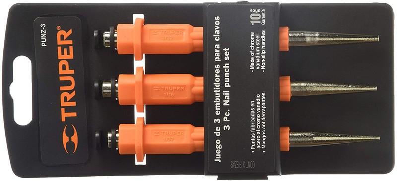 0.7, 1.5, 2.3mm Bộ đục lấy dấu Truper 18064 (PUNZ-3)