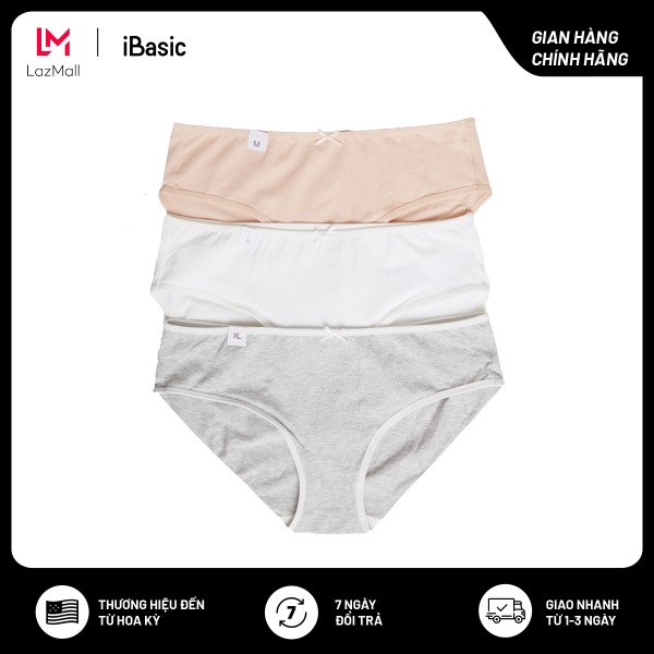 Nơi bán Combo 3 quần lót nữ daily cotton iBasic PANW018