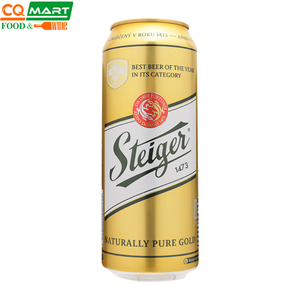 Bia Steiger Vàng 12% Lon 500ml