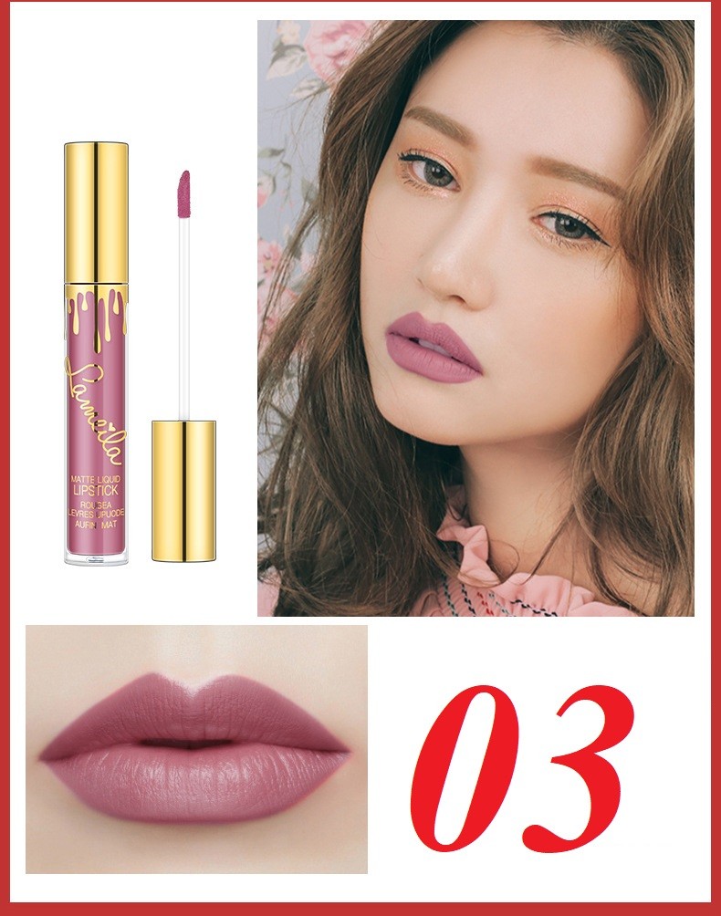 Son Kem lì Chính Hãng Lameila 763 nội địa lipstick lâu trôi chính hãng nội địa