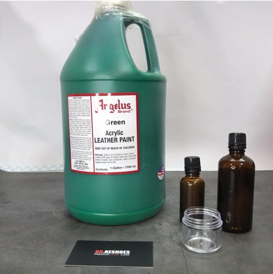 Màu vẽ Angelus Leather Paint combo 12 màu (Đen, Trắng, Đỏ, Vàng, Xanh lá, Tím, Xanh dương, Cam, Hồng, Xanh Navy, Xanh rằn ri, Xanh nhạt)