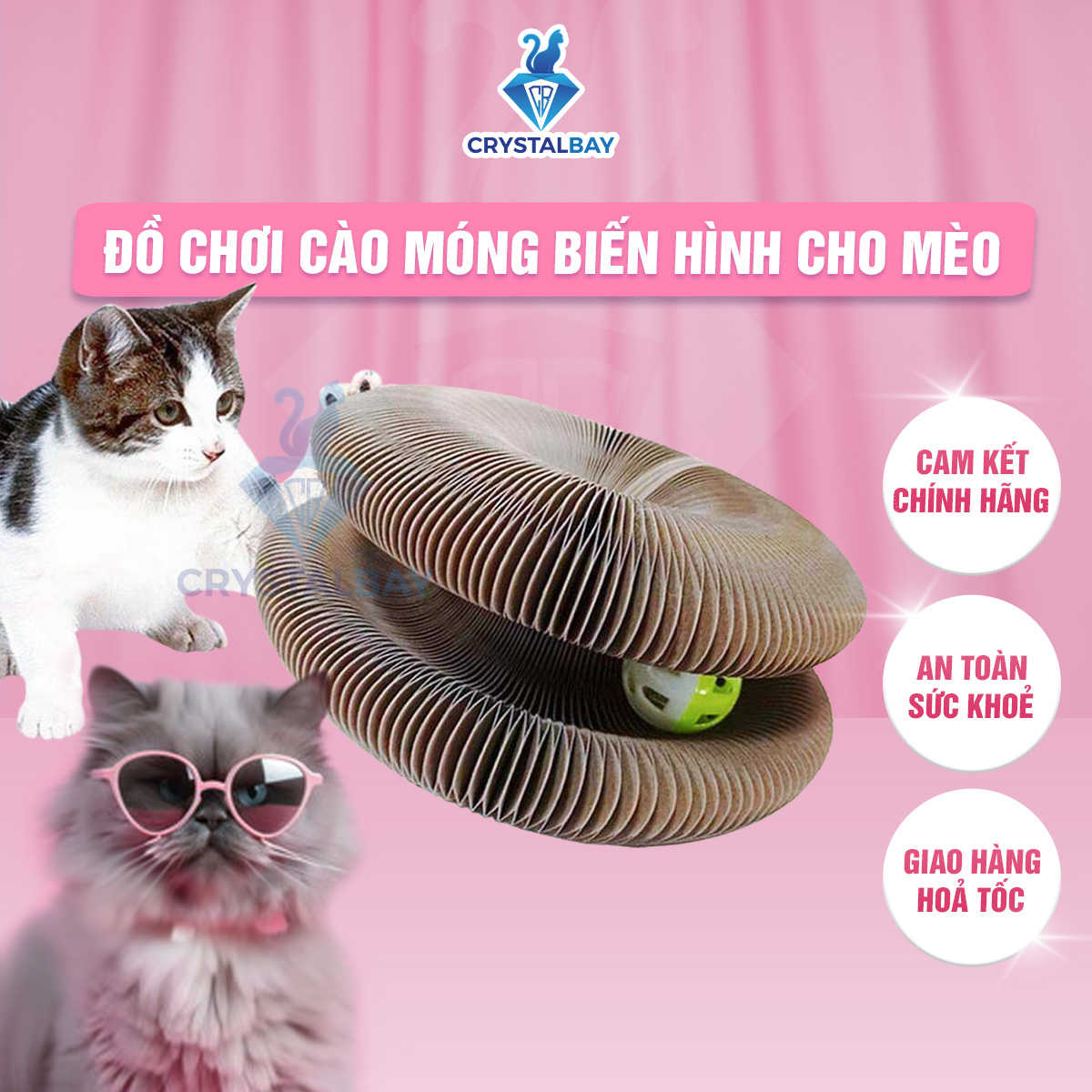 [SẢN PHẨM HOT] - ĐỒ CHƠI CÀO MÓNG BIẾN HÌNH CHO MÈO