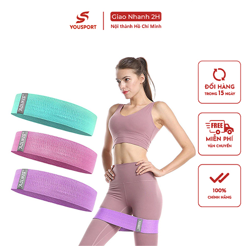 Dây kháng lực tập cơ mông, đùi, chân  Aolikes AL3604 (3 cấp độ)