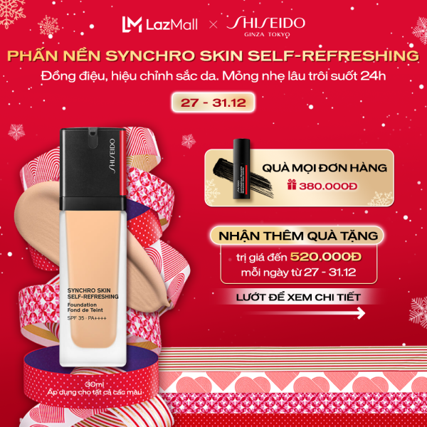 Phấn nền dạng lỏng Shiseido Synchro Skin Self-Refreshing Foundation 30ml