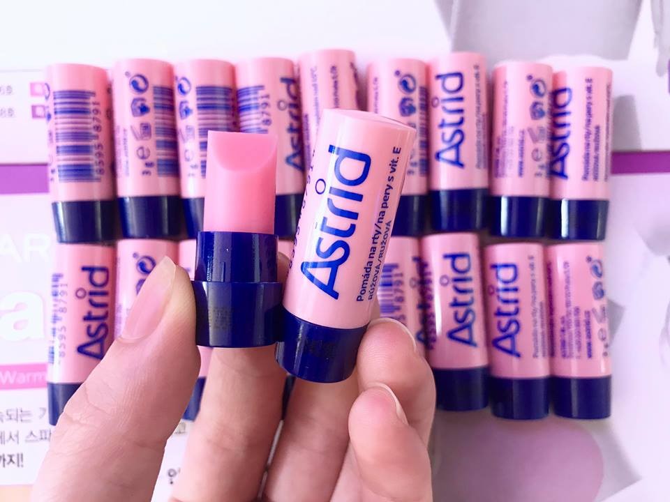 Son mỡ hươu Astrid mini size hồng
