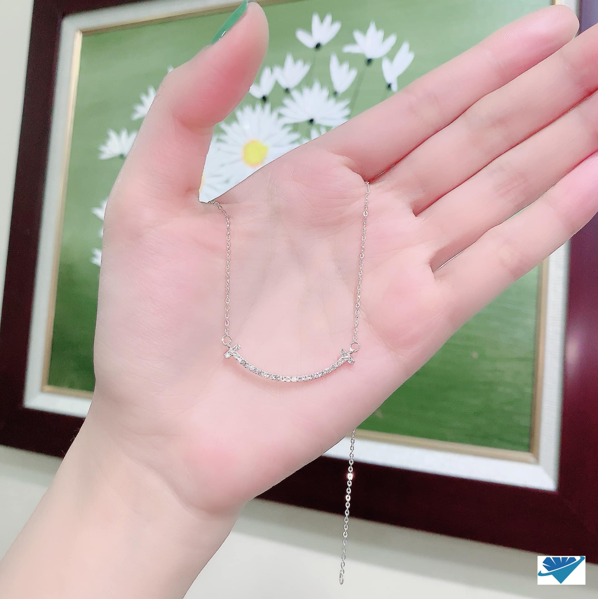 Dây chuyền bạc ta mặt cười DC101