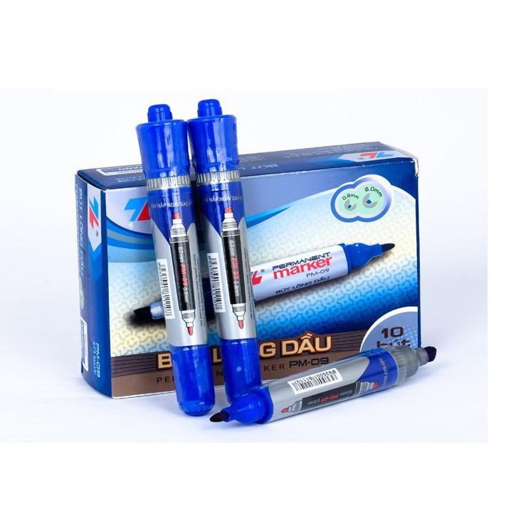 10 Bút Dạ Dầu Thiên Long Pm09