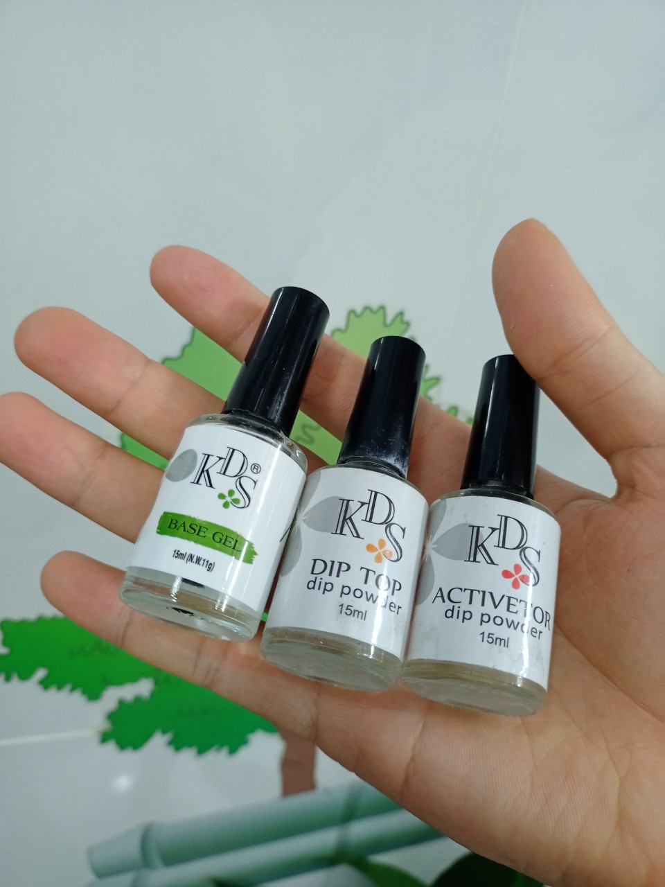 Bột nhúng KDS có 3 loại base , top , activator