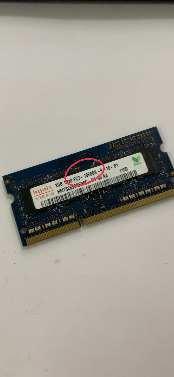 ram3 laptop 2gb buss 1333/ 1060 / 1600