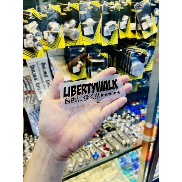 Tem Sticker LIBERTYWALK - Gcraft - Decal Chất Liệu Cao Cấp