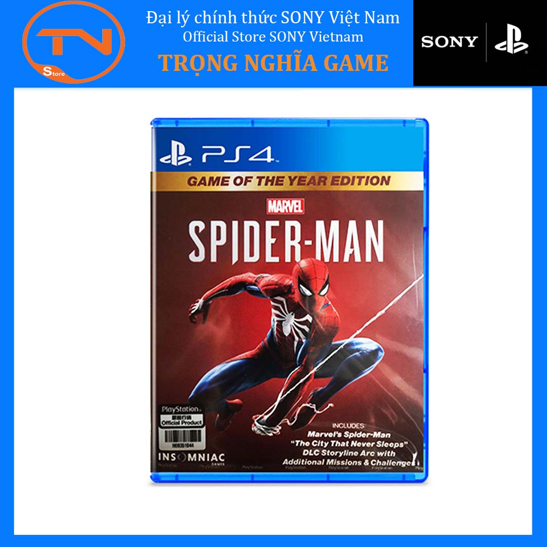 Đĩa Game PS4 - Marvels Spider Man Asia