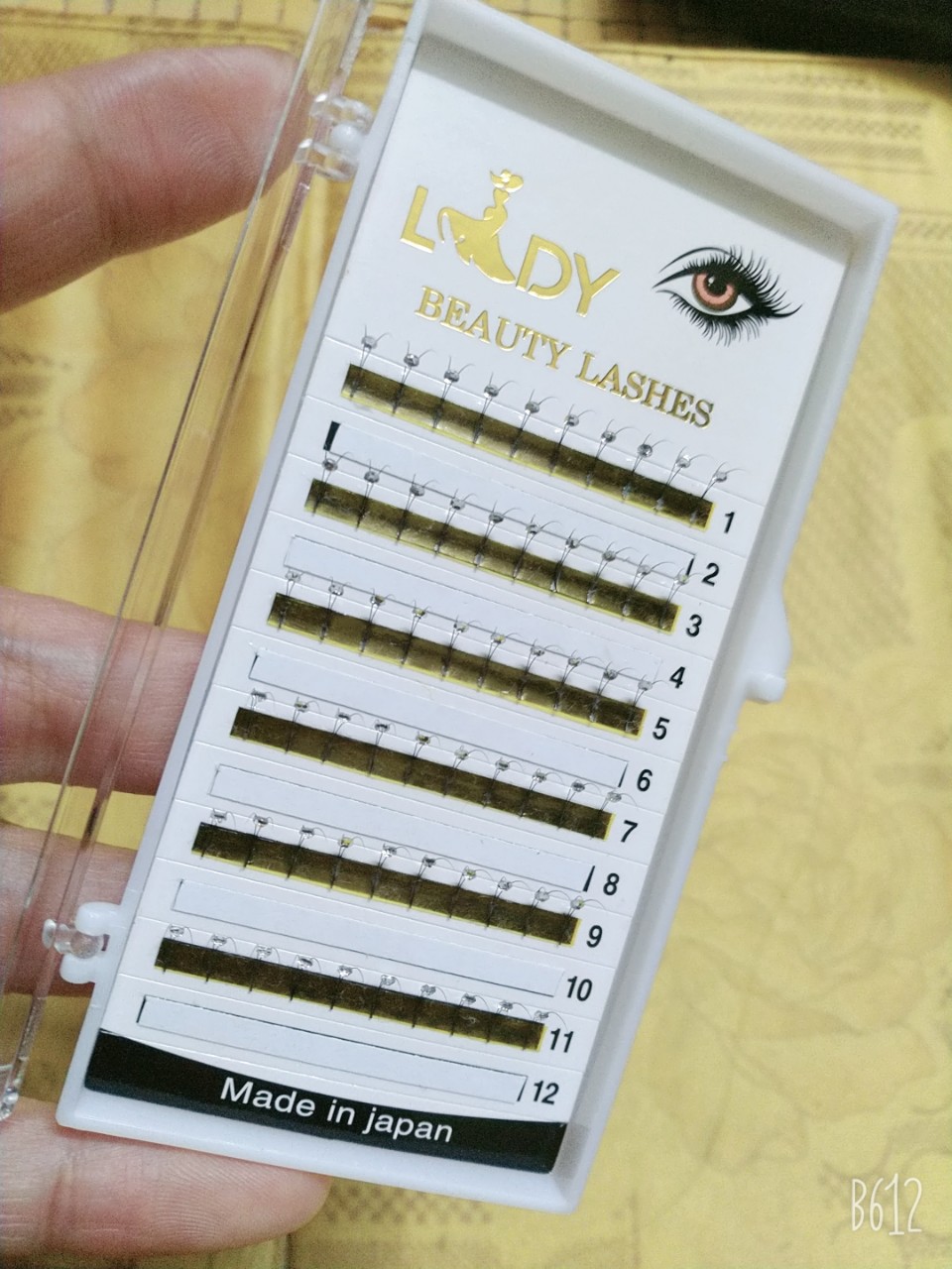 1 khay Mi đính đá để nối mi