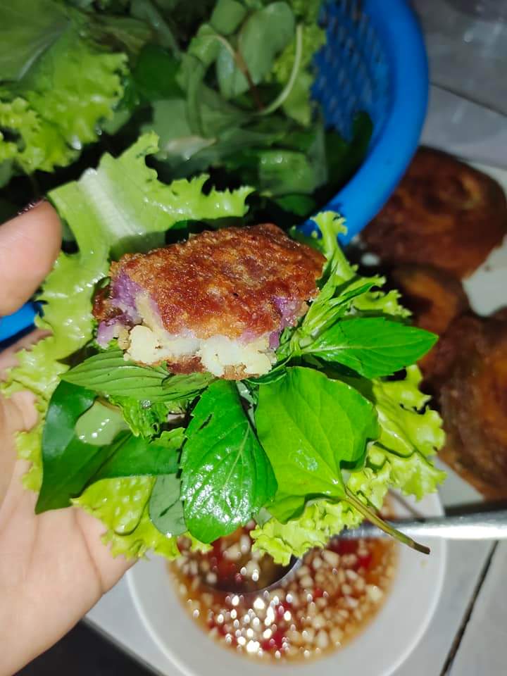 Bánh Tét Trà Cuôn Chay Cuộn Đòn 1kg