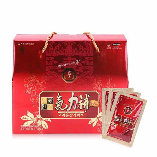 Nước Hồng Sâm Bio Xách Hàn Quốc 30 Gói X 60ml