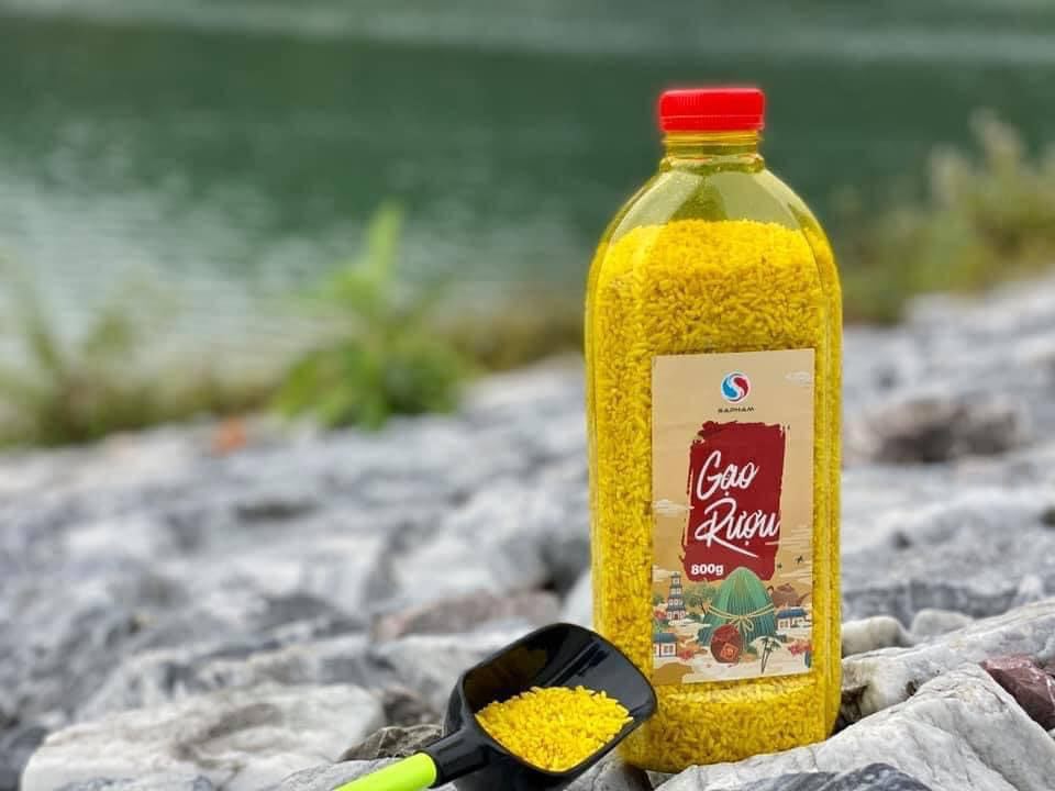 mồi câu cá gạo rượu sa phạm