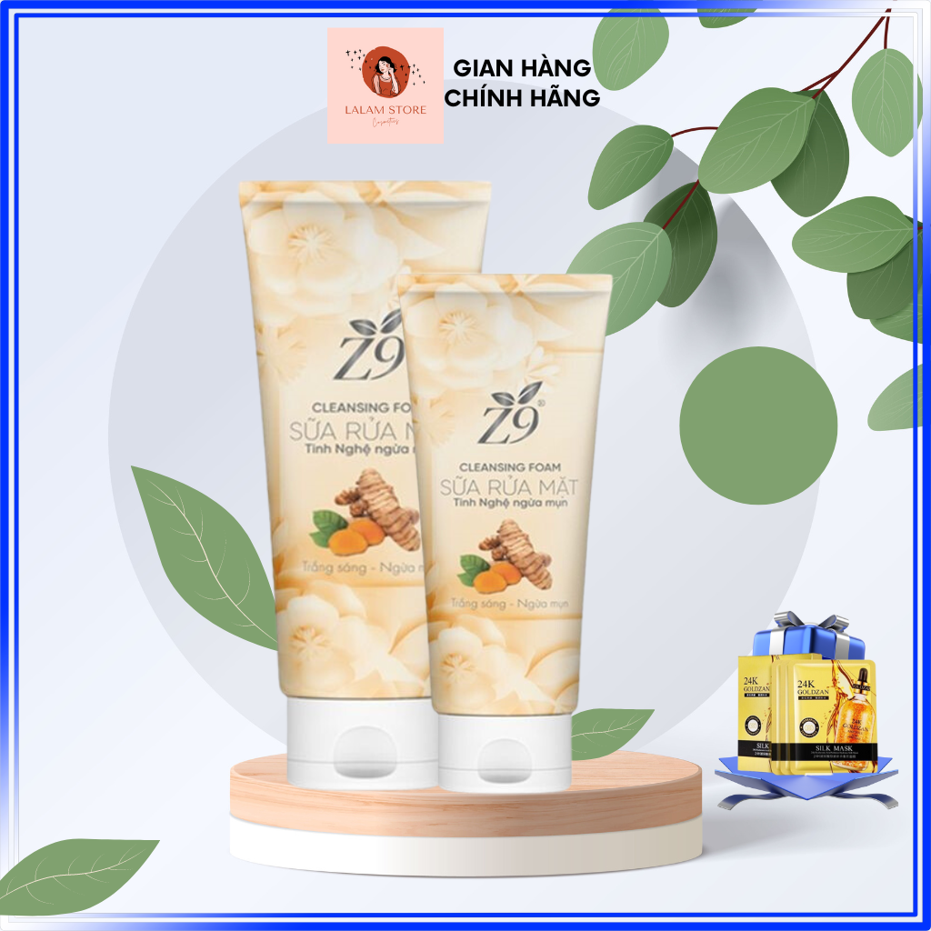 [RẺ VÔ ĐỊCH] SỮA RỬA MẶT NGHỆ NGỪA MỤN, SÁNG TRẮNG DA, NGỪA THÂM Z9 60G