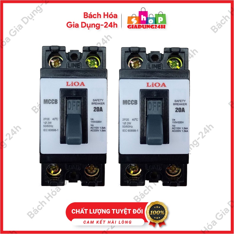 Cầu dao tự động lioa 10a - 15a - 20a - 30a-giadung24h