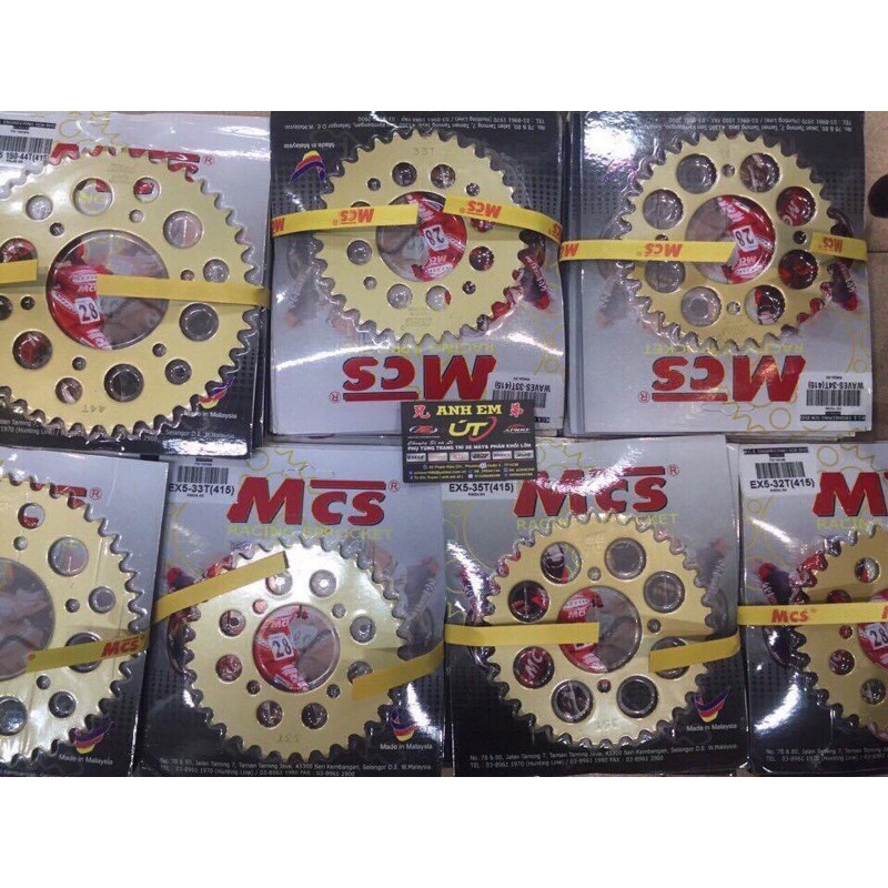 Dĩa mcs 7ly ex150 + nhông 7ly mcs