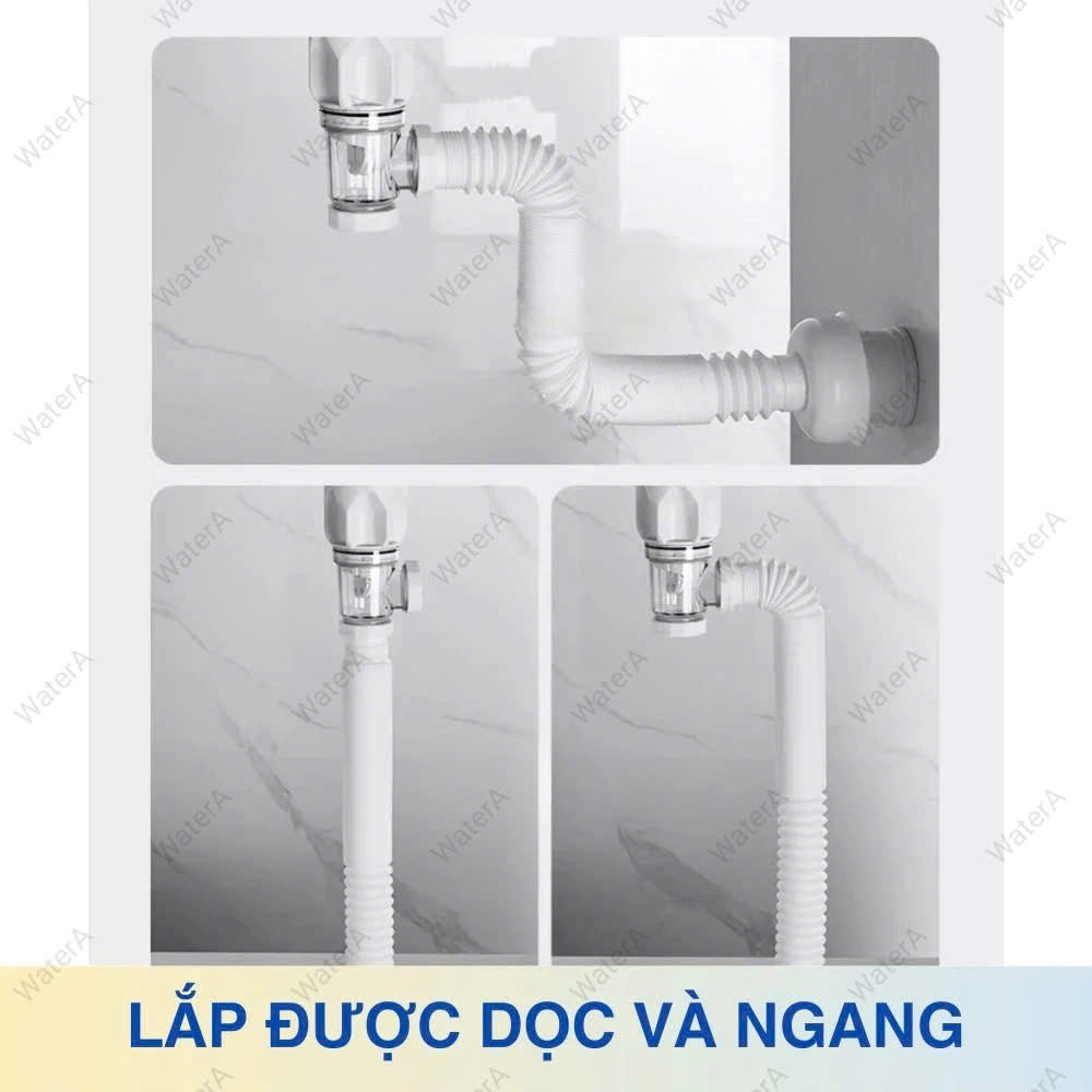 [Q.Tân Bình] Bộ xả lavabo,xả bồn rửa mặt nút nhấn sứ