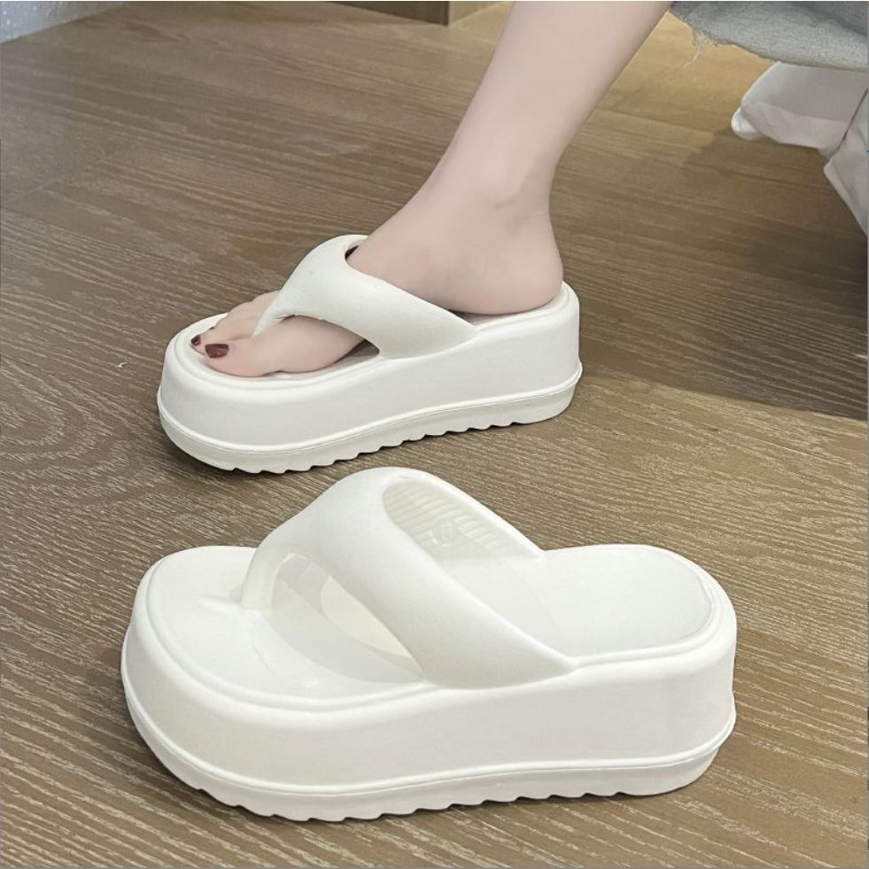 [HCM] Dép Kẹp Nữ Thời Trang Đế Cao 5cm Chất EVA Siêu Nhẹ