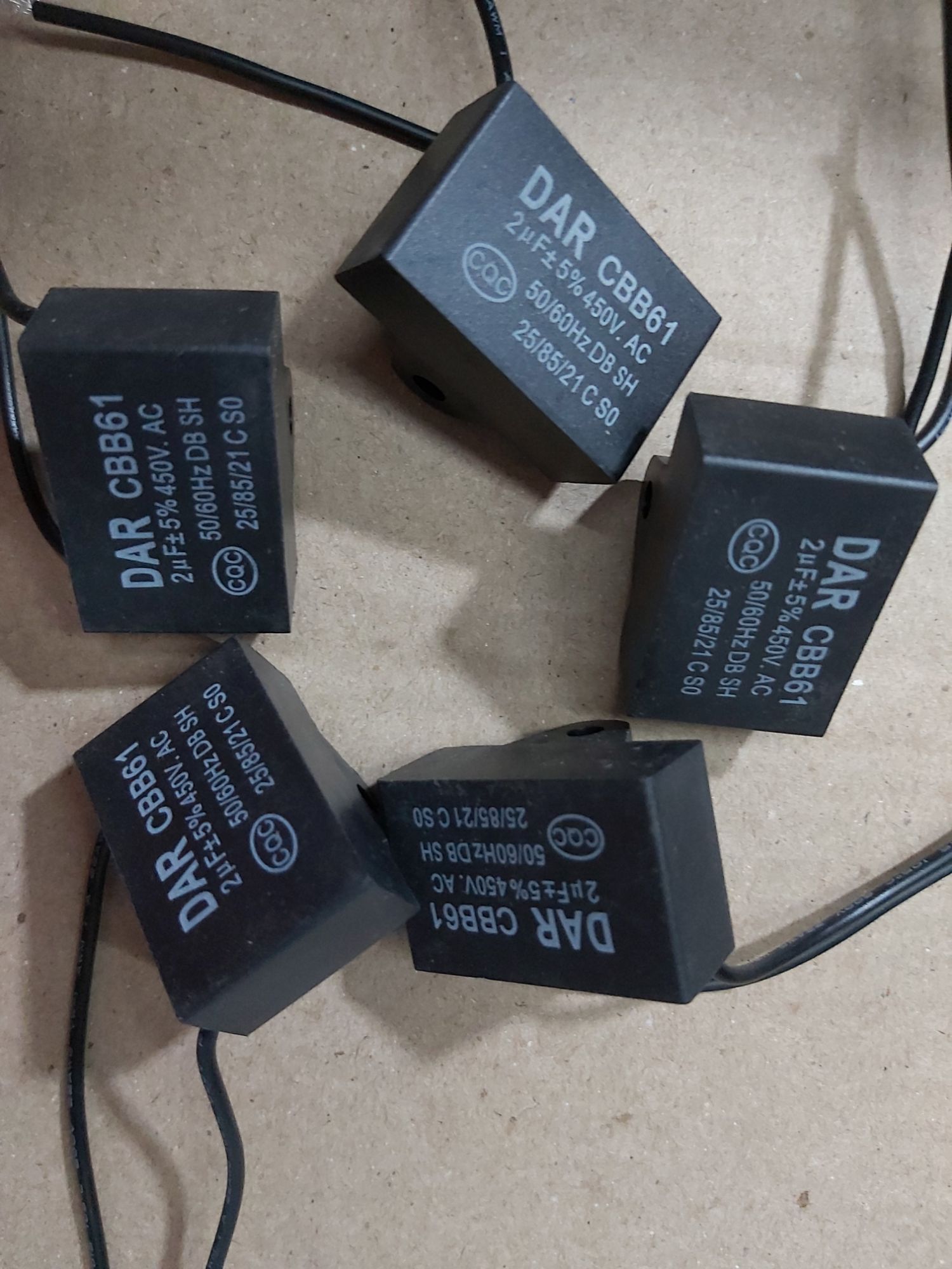 Tụ quạt 2uf 450v giá 5 con