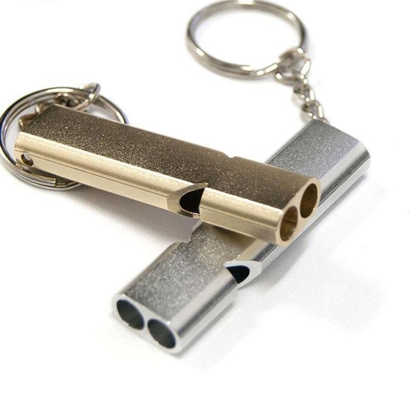 Móc khóa còi cứu sinh dụng cụ đi phượt