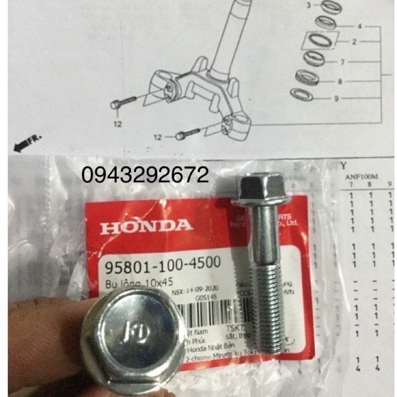 Ốc bắt chảng ba Honda