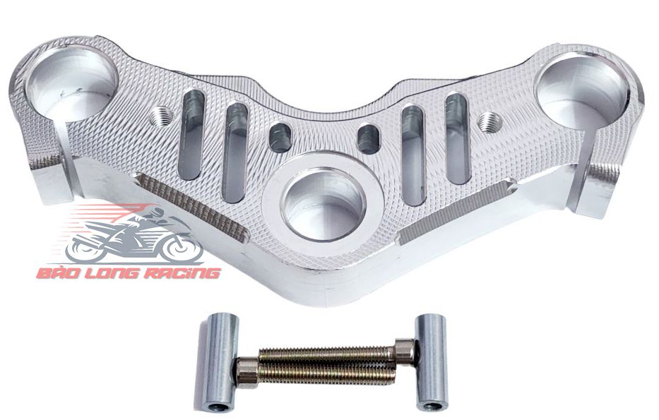 Chảng pa ghi đông nhôm cnc nguyên khối gắn satria raider siêu cứng trang trí cho xe máy