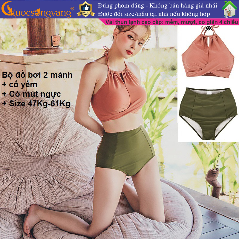 Nơi bán Bộ đồ bơi hai mảnh bikini đi biển nữ GLSWIM055 Cuocsongvang