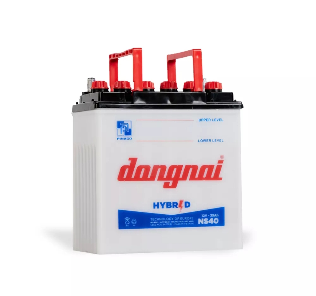 ẮC QUY ĐỒNG NAI NƯỚC 12V-35Ah (NS40) ( tặng kèm acid )