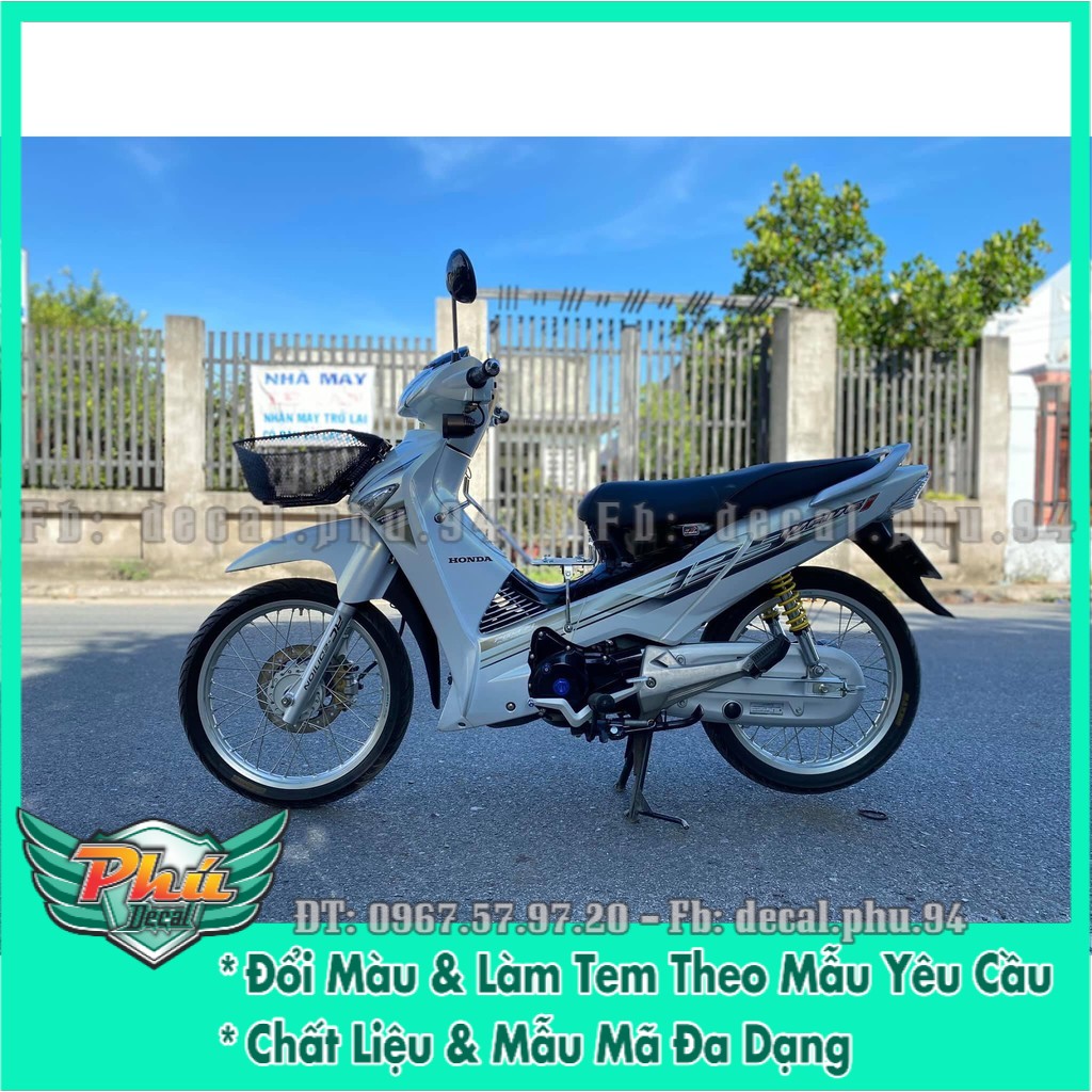 Tem rời Wave 125i Xe trắng (X)