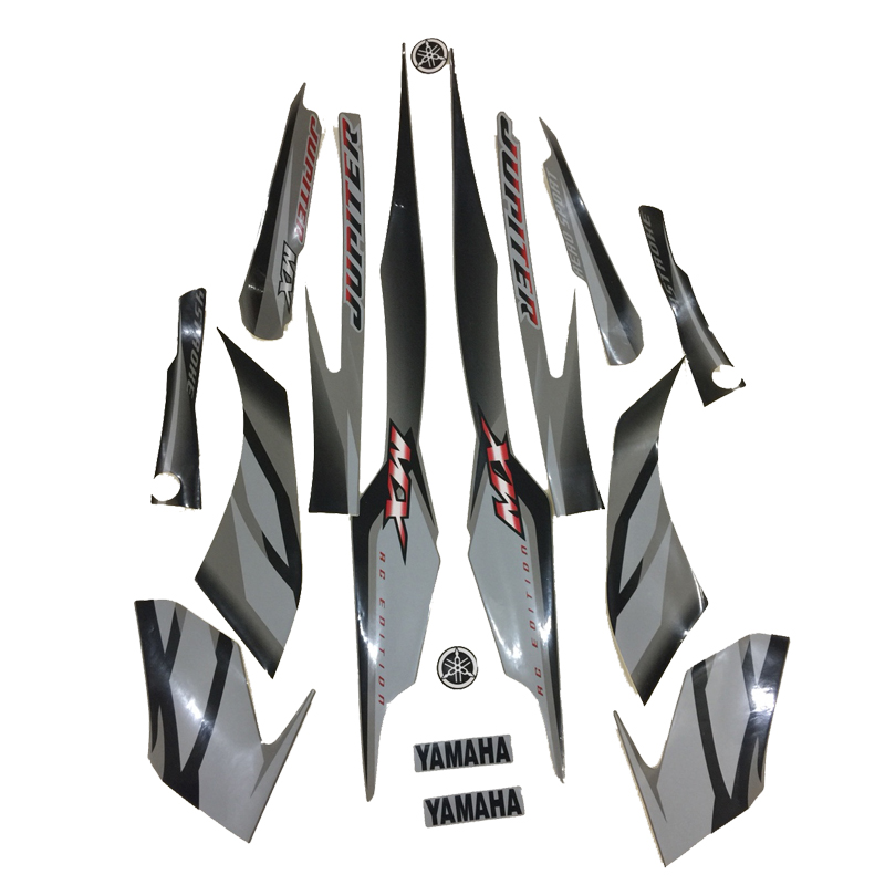 Bộ tem xe Jupiter MX xám siêu bền đẹp