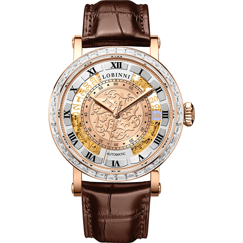 Đồng hồ nam chính hãng Lobinni L1830-2 chuẩn Thụy Sỹ