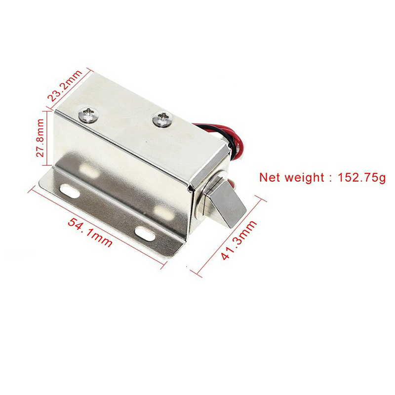 Chốt khóa cửa điện tử LY03A điện áp 12v