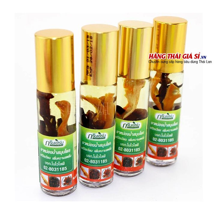 Dầu Nhân Sâm Ginseng Green Herb Oil Thái Lan (8ml/chai)